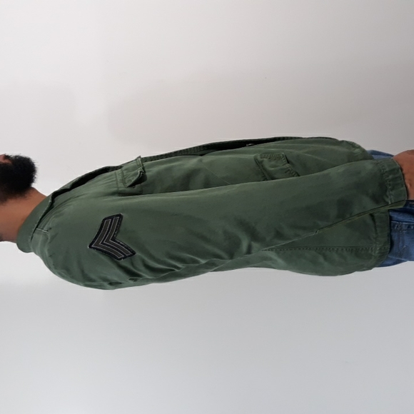 Tripp NYC Man Daang Goodman Sz S Green Military Utility Jacket - Picture 4 of 17